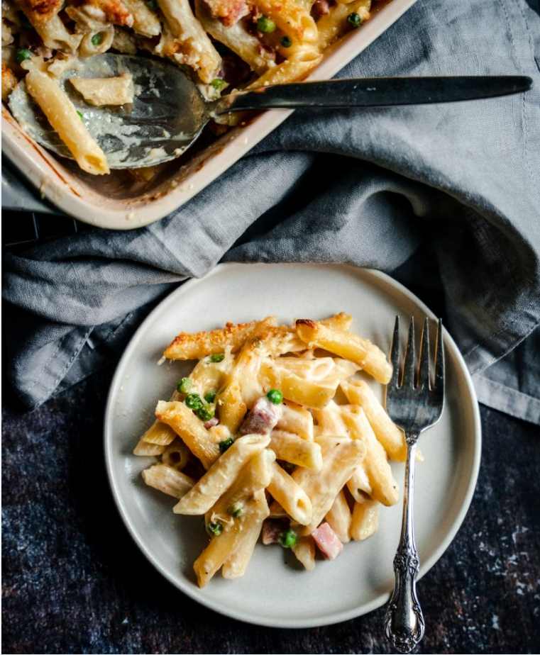 Ham And Cheese Penne Bake