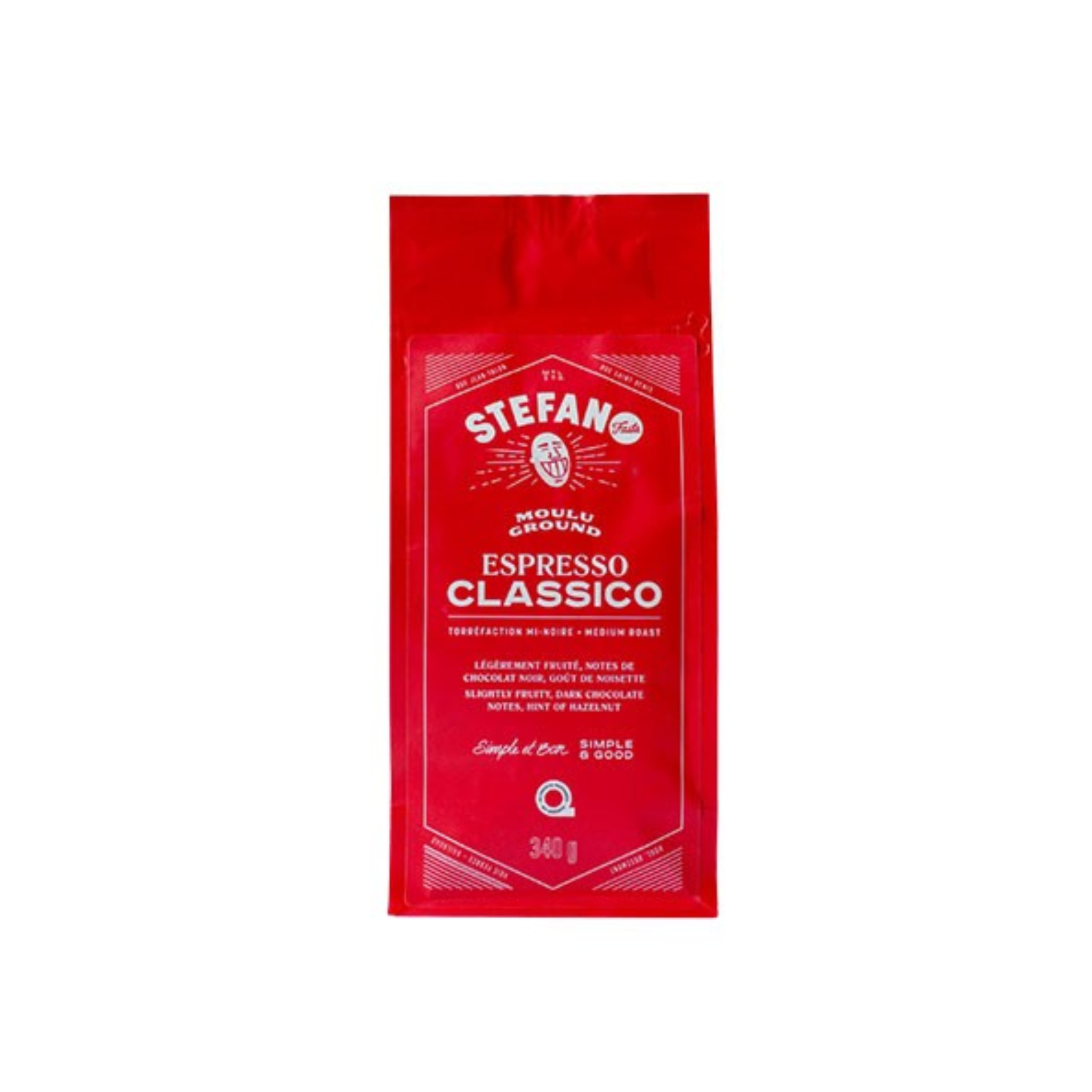 Stefano Espresso Classico Ground Coffee